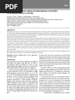 Effect of Magnetic Field On Peroxidase Activities of Soybean Tissue Culture