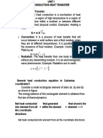 Heat and Mass Transfer Notes