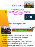 Psikologi Anak Usia Dini