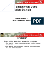 Filters in Embankment Dams: Design Example: Noah Vroman, P.E. USACE Vicksburg District