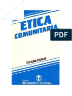 Enrique Dussel. Etica - Comunitaria