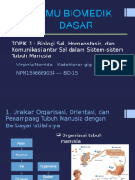 Biologi Sel, Homeostasis Dan Komunikasi Sel