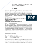 Comentario de La Casacion #5721-2011-Lima Corte Suprema Corrige Indemnizacion Excesiva Por Daño Moral A Trabajador de Telefónica