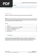 SINUMERIK 810-840D - Procedimento para A Transferência Do Backup de Dados Através Da Porta Serial Da PCU20 PDF