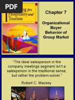 Organizational Buyer Behavior of Group Market