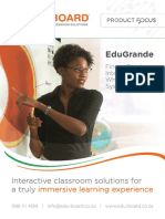 EduGrande Large Interactive Whiteboard Brochure April 2016