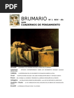 Revista Brumario Número 1 (Año 2009)