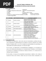 Plan de Trabajo Colegios JEC