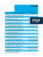 Cronograma de Tutorías - 1a Semana - Set