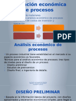 Evaluación Económica de Procesos