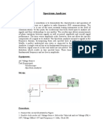 Spectrum Analyzer: Purpose