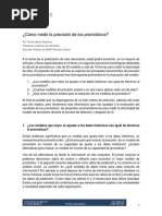 Cómo Medir La Precisión Del Pronóstico