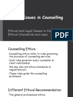 Ethical Issues in Counselling