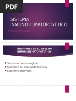 Sistema Inmunohematopoyético