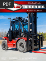 X-Series: Pneumatic Tire Lift Trucks