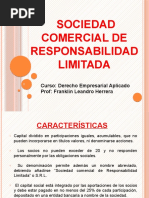 Clase Semana 4: SOCIEDAD COMERCIAL DE RESPONSABILIDAD LIMITADA