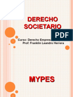 Clase Semana 3:DERECHO SOCIETARIO