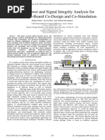 Dynamic Power and Signal Integrity Analysis For Chip-Package-Board Co-Design and Co-Simulation