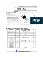 Tiristor 3ct12a 500 V 12 A To220 0