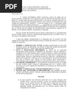 Modelo Demanda Contenciosa-Administrativa