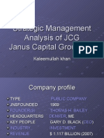 Strategic Management Analysis of JCG Janus Capital Group Inc