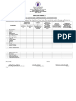 BE Form 1 - PHYSICAL FACILITIES AND MAINTENANCE NEEDS ASSESSMENT FORM