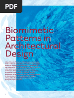 Biomimetic Patterns in Architectural Design