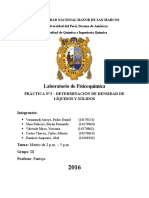 Informe Laboratorio Fisicoquimica Densidades Unmsm