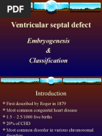 Ventricular Septal Defect: Embryogenesis & Classification