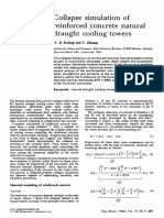 Collapse Simulation of Reinforced Concrete Natural Draught Cooling Towers 1992