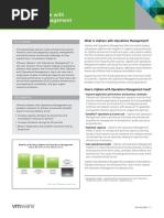 VSphere Operations Management - Datasheet