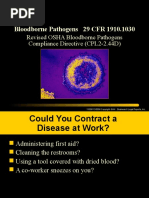 BloodbornePathogenTRN Power Point