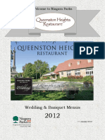 Queenston Heights Restaurant Banquet Wedding 2012