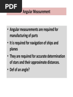 UNIT VII Angular Measurements