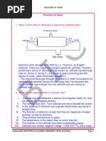 Structure of Atom.