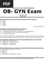 OB-GYN - MCQ - 2012 - 5th-Year - Mu - Tah