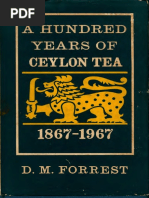 Hundred Years of Ceylon Tea 1867 1967