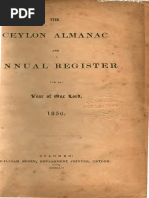 Ceylon-Almanac-And-Annual-register 1856 - William Skeen, Government Printer, Colombo Ceylon