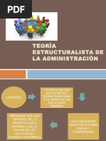 Teorìa Estructuralista de La Administraciòn