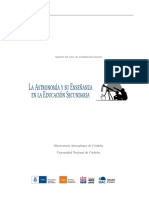 La Astronomia y Su Ensenanza en La Escuela Secundaria PDF