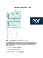 Circuitos de Primer Orden RL y RC