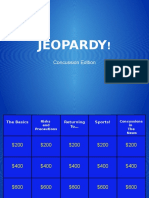 Concussion Jeopardy