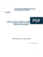 ¿Por Qué Las Políticas Públicas en México Fracasan?