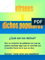 Dichos y Refranes (1) .Pps