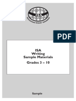 ISA Samples Writing G7 - 10