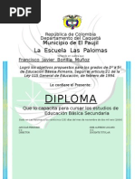 Diploma Alfredo