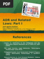 ADR and Related Laws Part 1 - Introduction and Labor