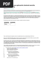 Desarrollando Una Aplicación Android Sencilla