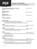 Professional Resume 1 2 1