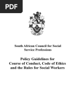 Social Work Ethics (SA) Code PDF